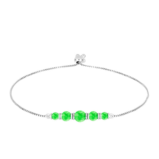 Pulsera de Plata con Ópalo Hialita