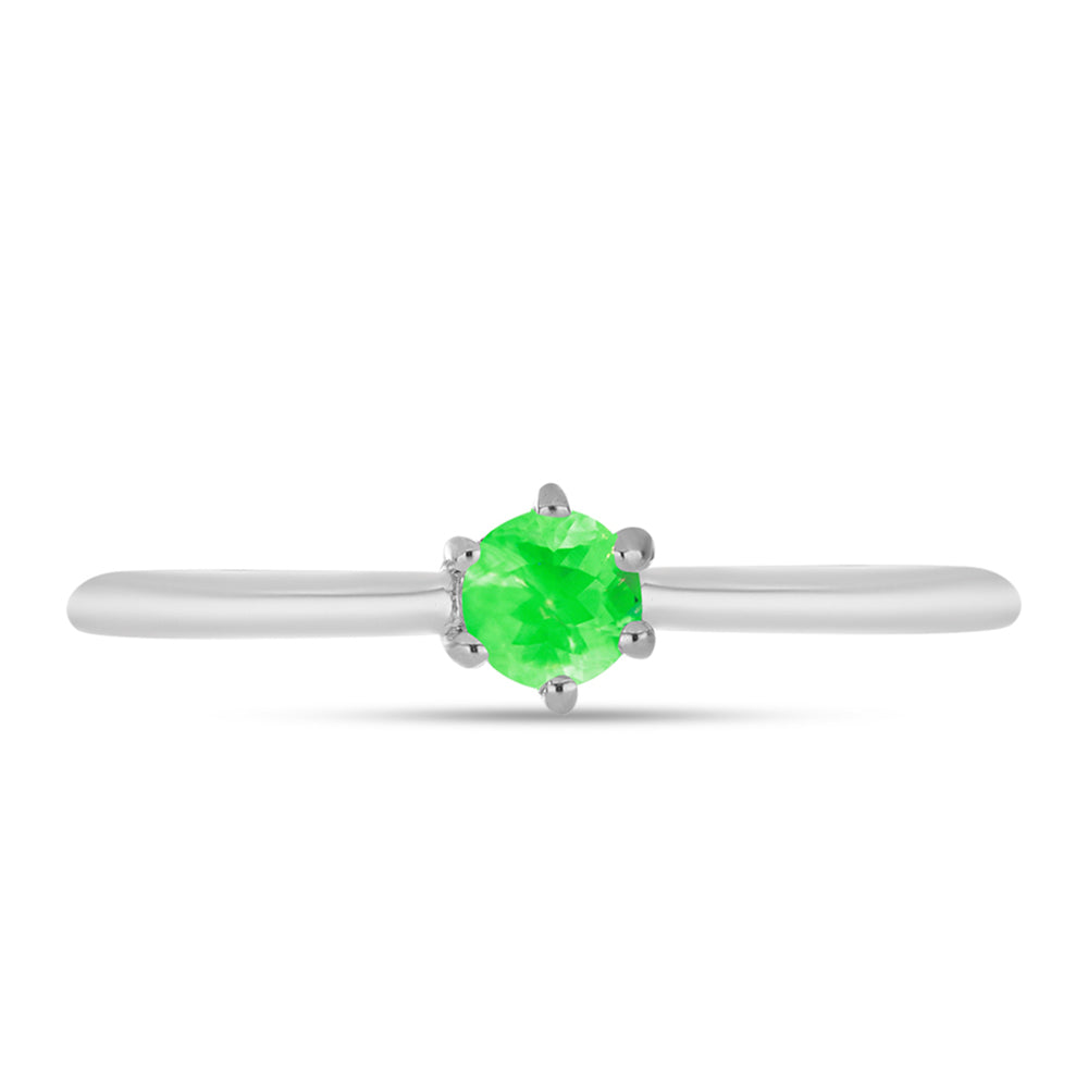Anillo de Plata con Ópalo Hialita 1 