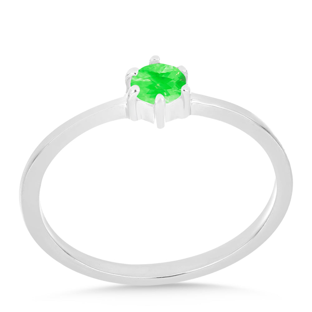 Anillo de Plata con Ópalo Hialita 3 