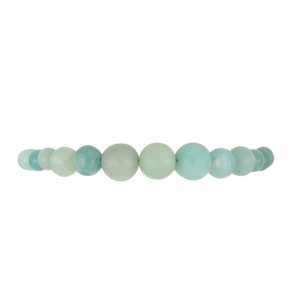 Pulsera de Plata Bañada en Oro con Amazonita 2 