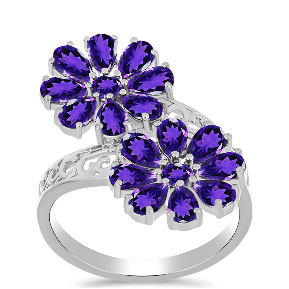 Anillo de Plata con Amatista de Marruecos 3 