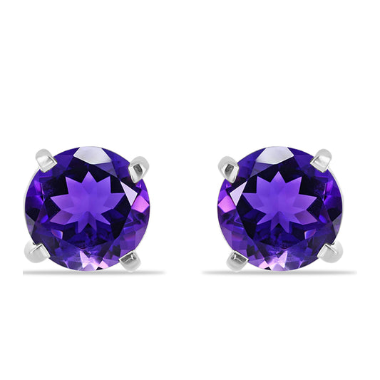 Pendientes de Plata con Amatista de Marruecos