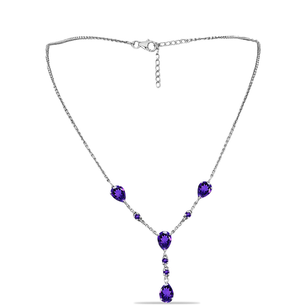 Collar de Plata con Amatista de Marruecos 1 