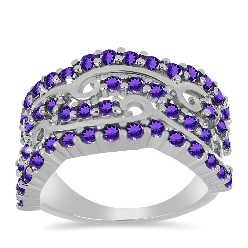 Anillo de Plata con Amatista de Marruecos 3 