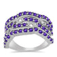 Anillo de Plata con Amatista de Marruecos