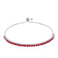 Pulsera de Plata con Ágata Roja