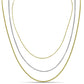 Conjunto de Plata Bañada en Oro ( Collar )