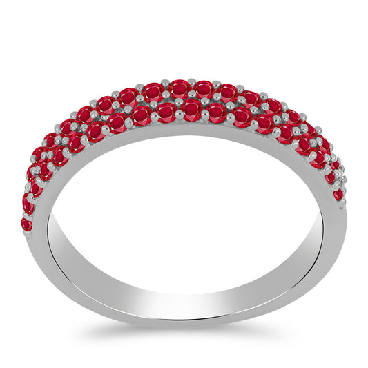 Anillo de Plata con Ágata Roja