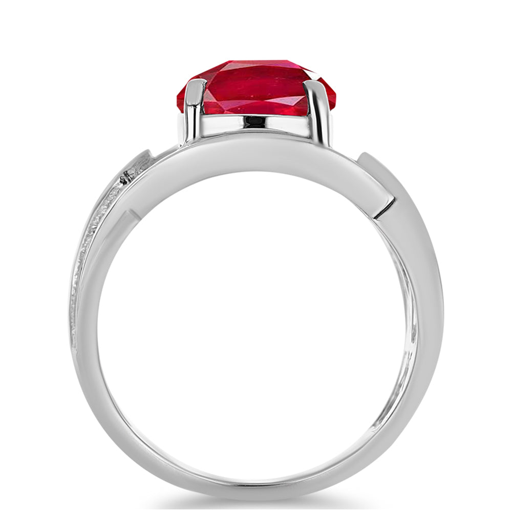 Anillo de Plata con Ágata Roja 2 