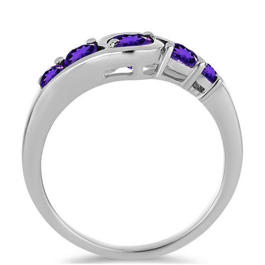 Anillo de Plata con Amatista de Marruecos