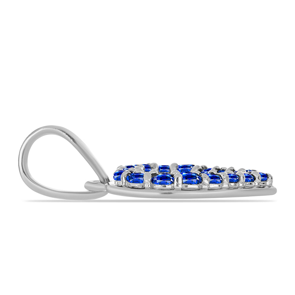 Colgante de Plata con Zafiro Azul Australiano 2 