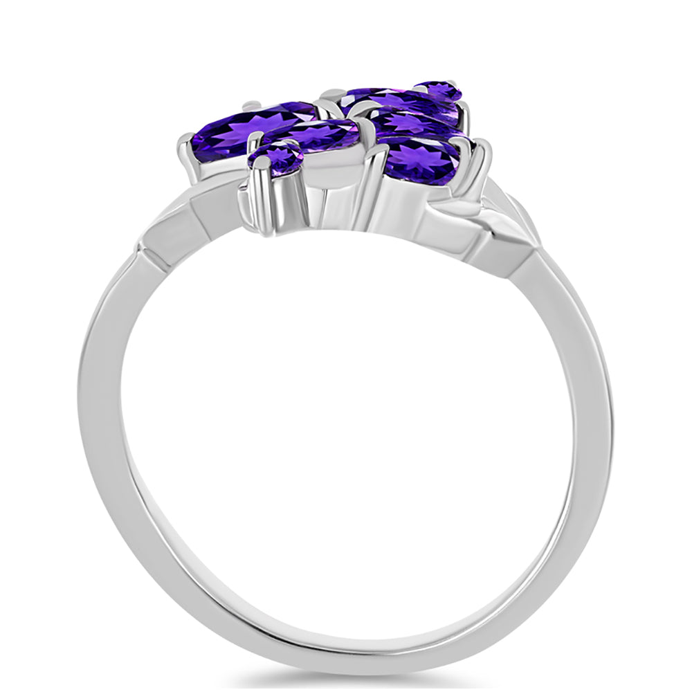 Anillo de Plata con Amatista de Marruecos 2 