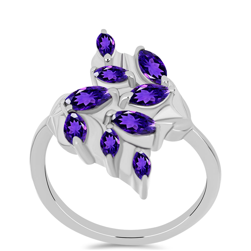 Anillo de Plata con Amatista de Marruecos 3 