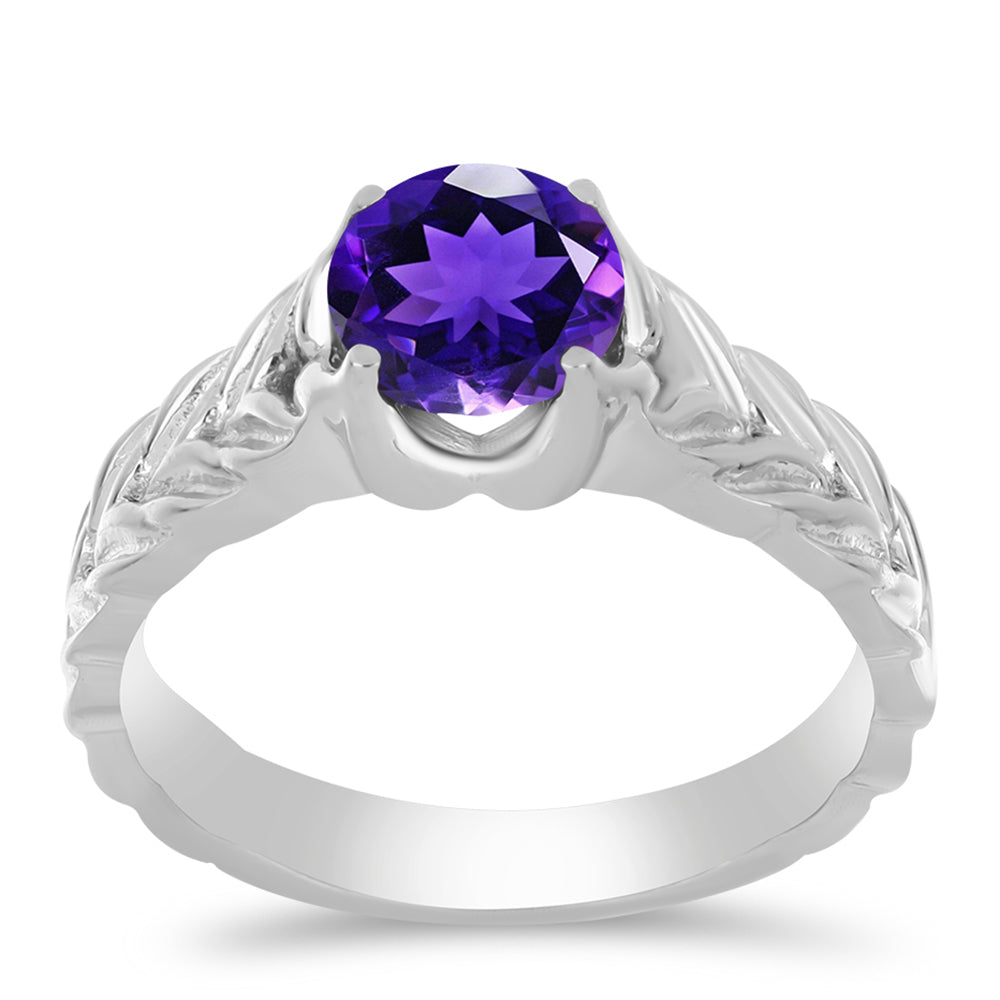 Anillo de Plata con Amatista de Marruecos 3 