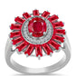 Anillo de Plata con Ágata Roja