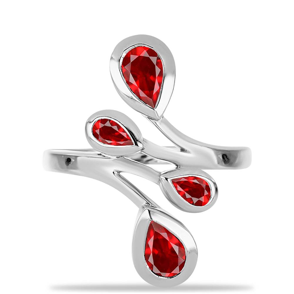 Anillo de Plata con Ágata Roja 1 