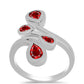 Anillo de Plata con Ágata Roja