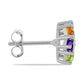 Pendientes de Plata con Amatista de Marruecos y Peridoto de Changbai