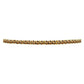 Pulsera de Plata Bañada en Oro con Cuarzo Coñac