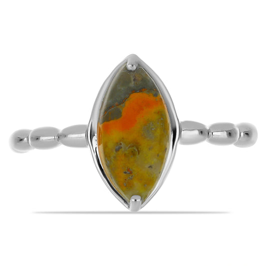 Anillo de Plata con Jasper de Bumble Bee