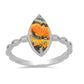 Anillo de Plata con Jasper de Bumble Bee