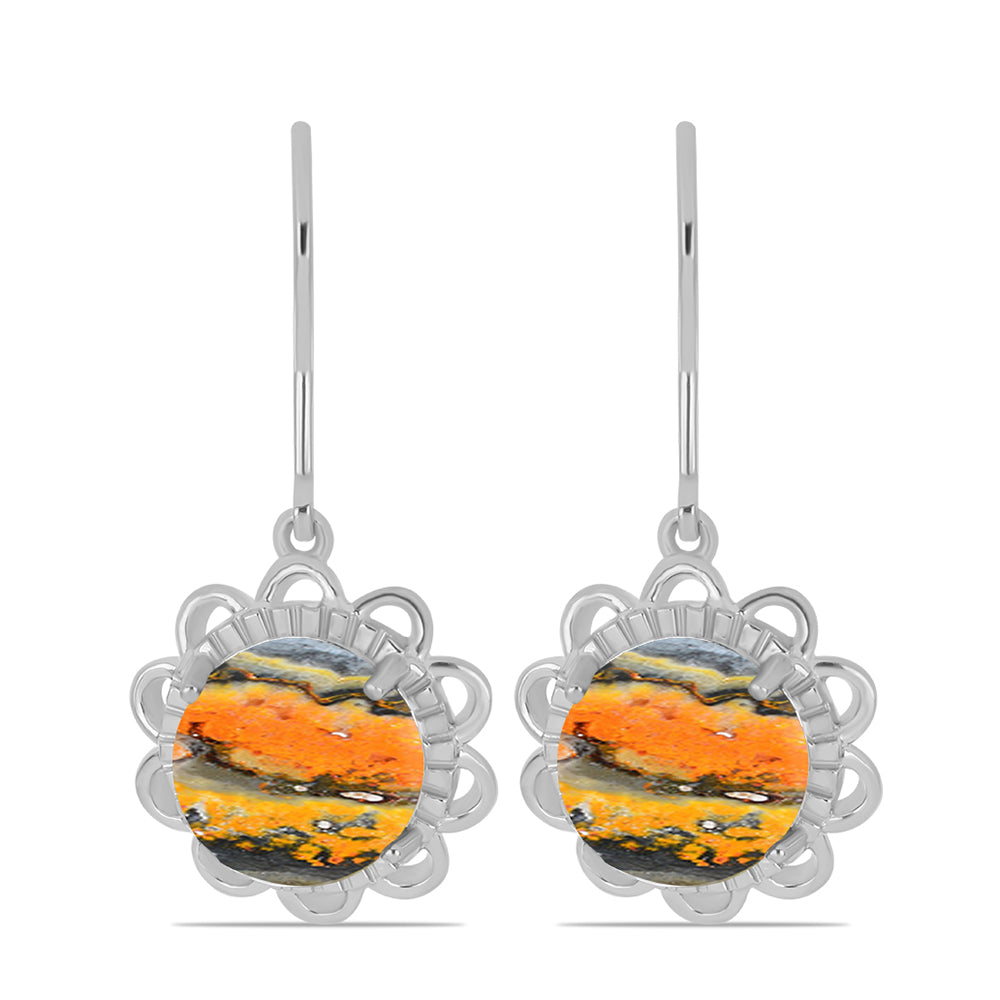 Pendientes de Plata con Jasper de Bumble Bee 1 