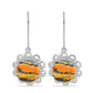 Pendientes de Plata con Jasper de Bumble Bee