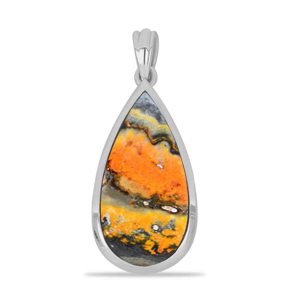 Colgante de Plata con Jasper de Bumble Bee