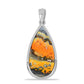 Colgante de Plata con Jasper de Bumble Bee