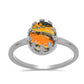 Anillo de Plata con Jasper de Bumble Bee