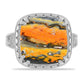 Anillo de Plata con Jasper de Bumble Bee