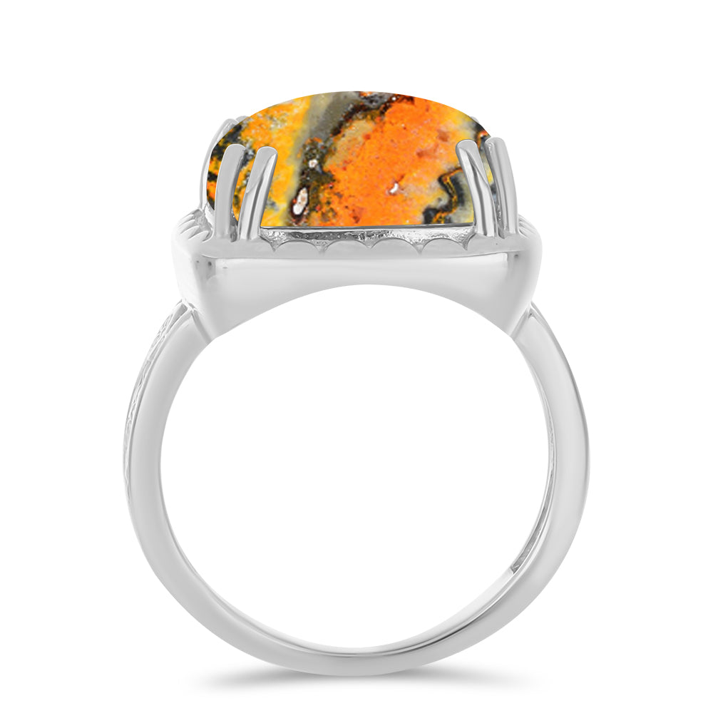 Anillo de Plata con Jasper de Bumble Bee 2 
