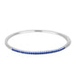 Brazalete de Plata con Zafiro Azul Australiano