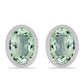 Pendientes de Plata con Amatista Verde