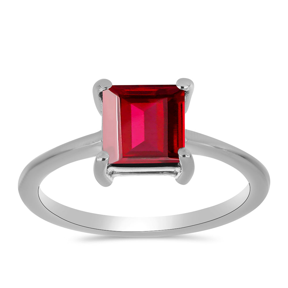 Anillo de Plata con Rubí de Madagascar 3 