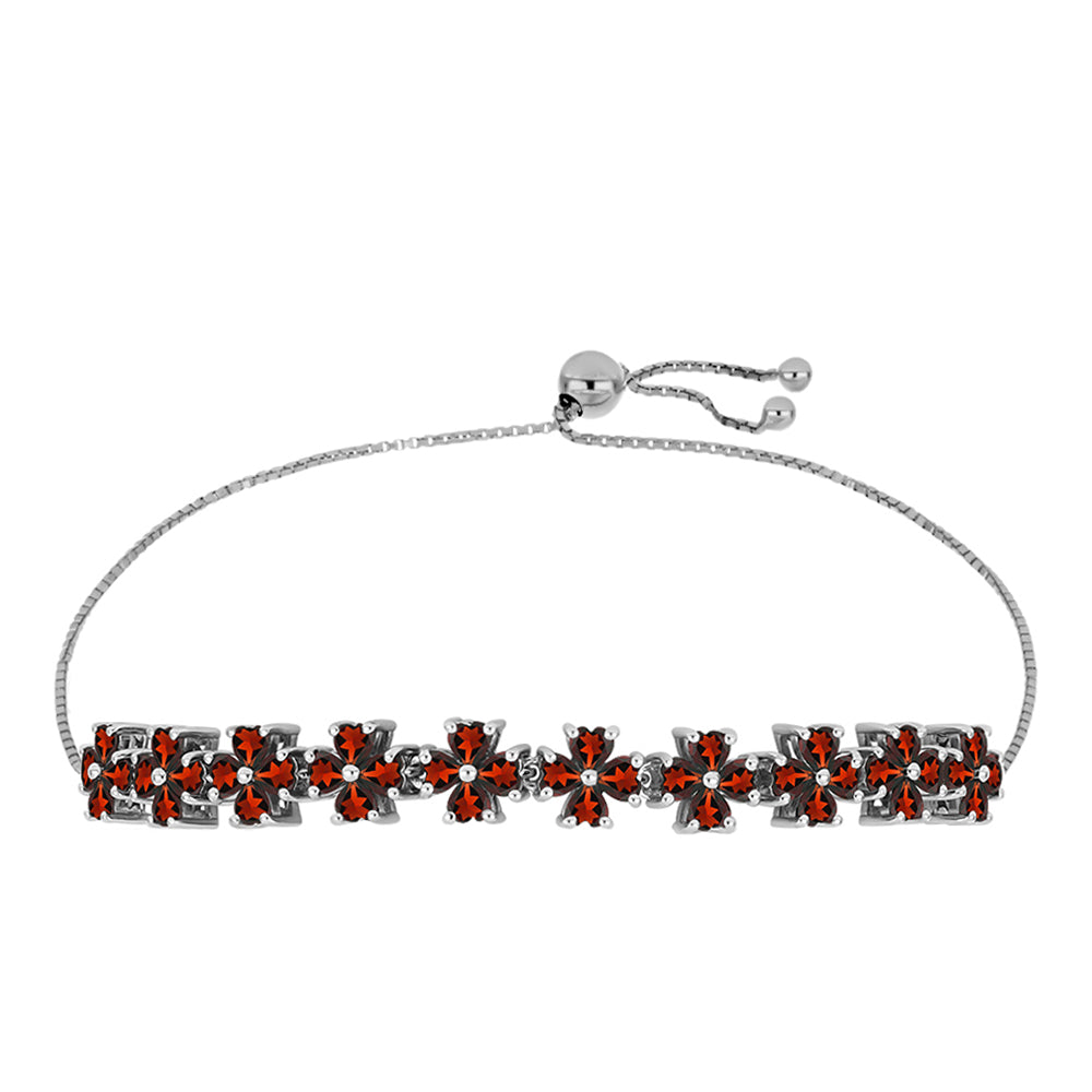 Pulsera de Plata con Granate Barton 1 