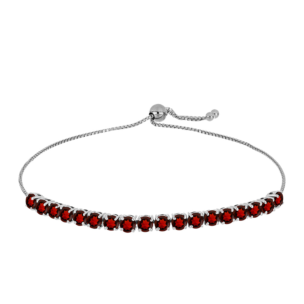 Pulsera de Plata con Granate Barton 1 