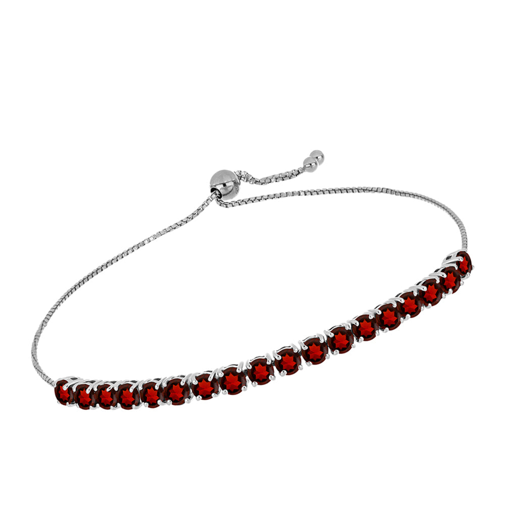 Pulsera de Plata con Granate Barton 2 