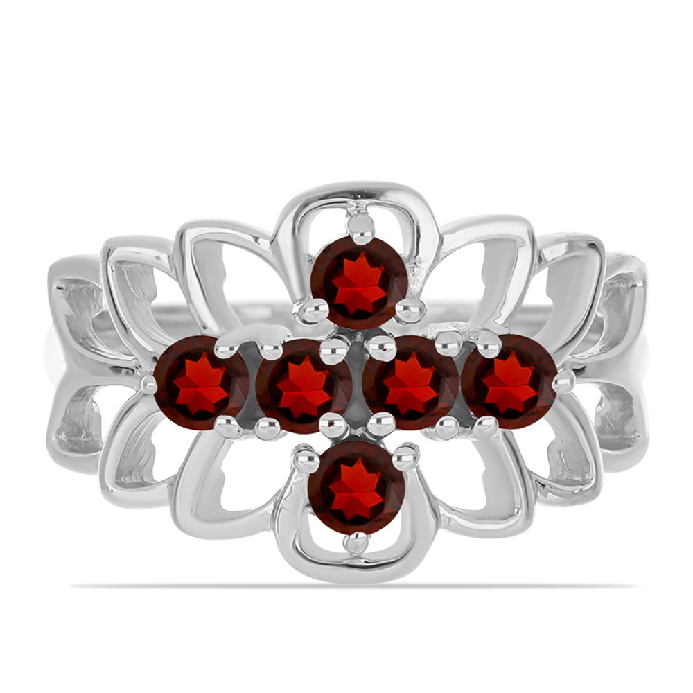 Anillo de Plata con Granate Barton 1 