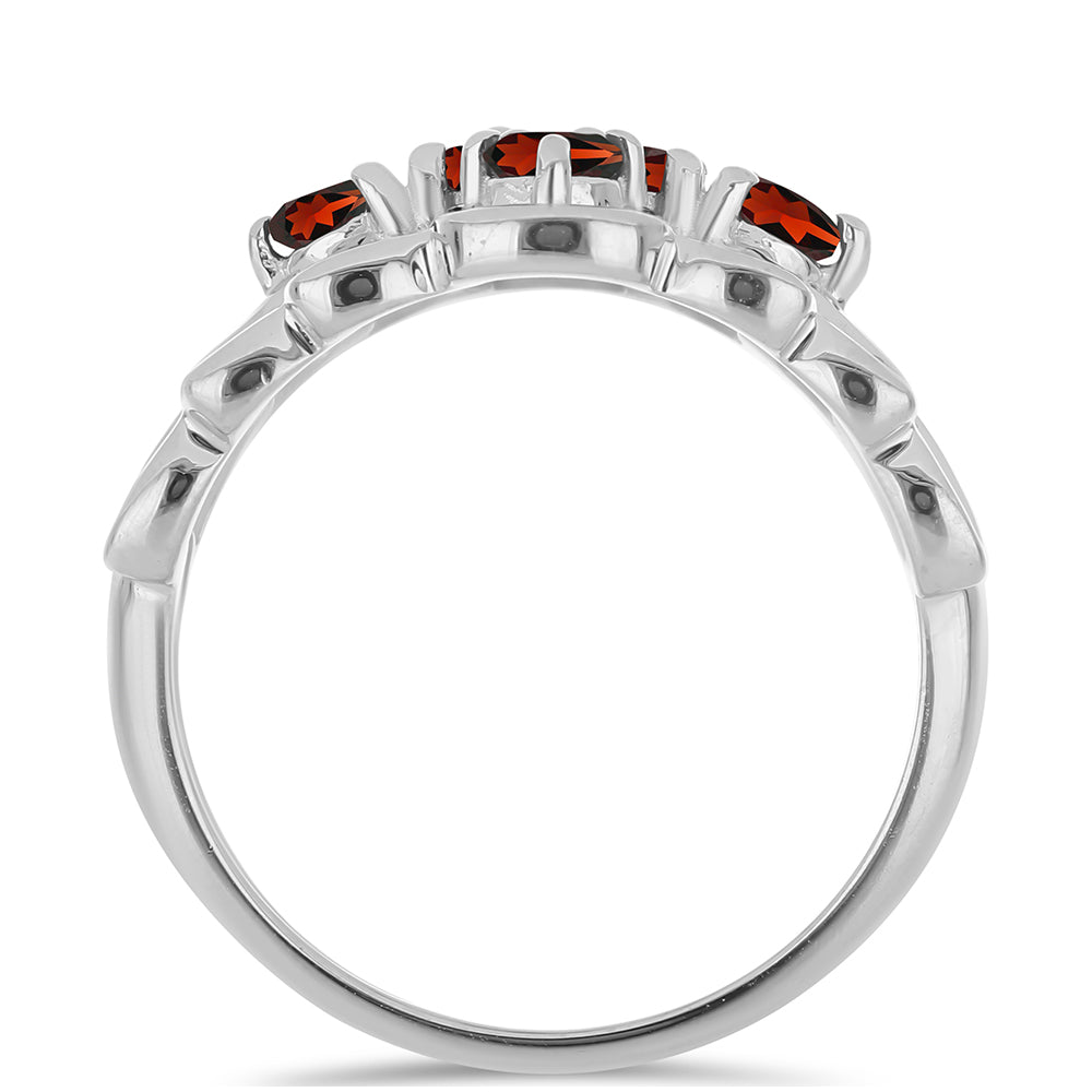 Anillo de Plata con Granate Barton 2 