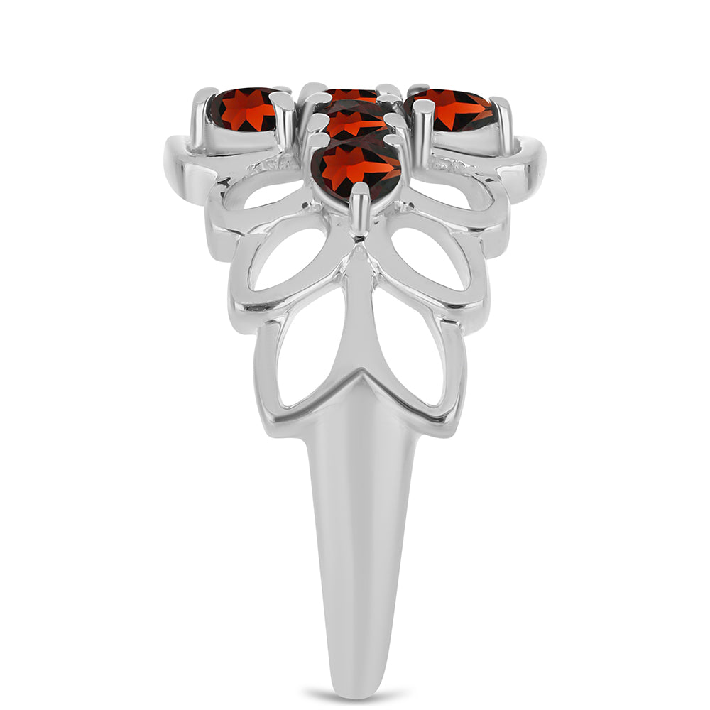 Anillo de Plata con Granate Barton 4 