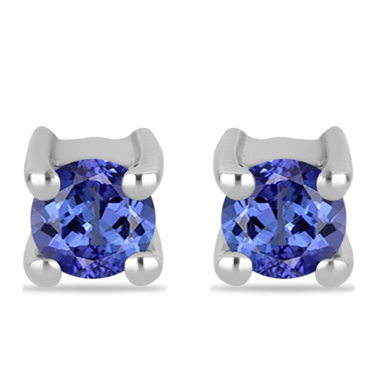 Pendientes de Plata con Tanzanita