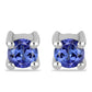 Pendientes de Plata con Tanzanita