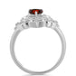 Anillo de Plata con Granate Barton