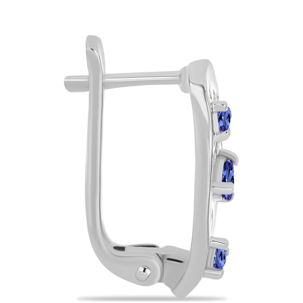 Pendientes de Plata con Tanzanita 2 