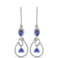 Pendientes de Plata con Tanzanita
