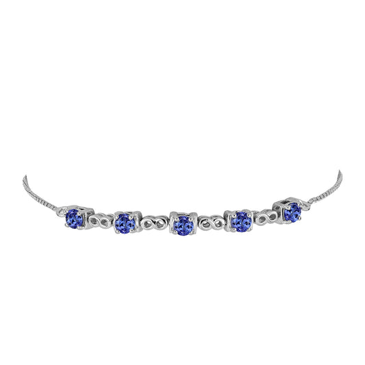 Pulsera de Plata con Tanzanita
