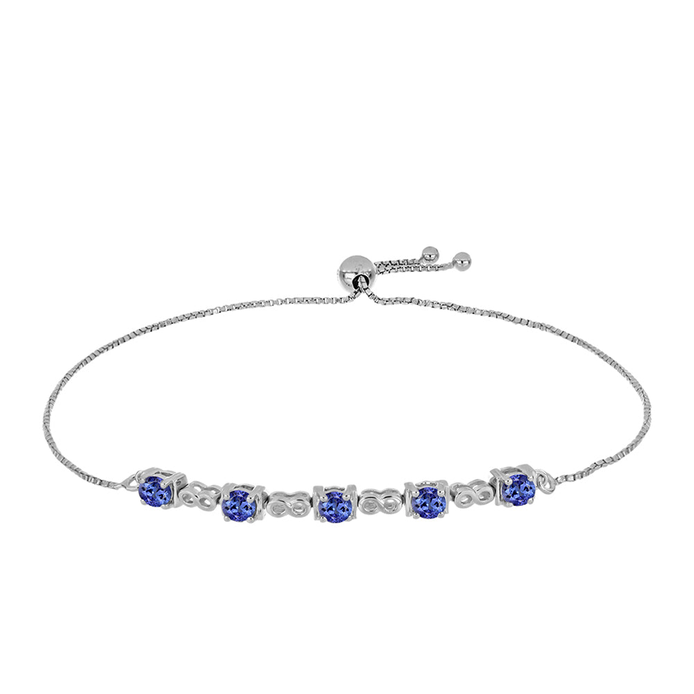 Pulsera de Plata con Tanzanita
