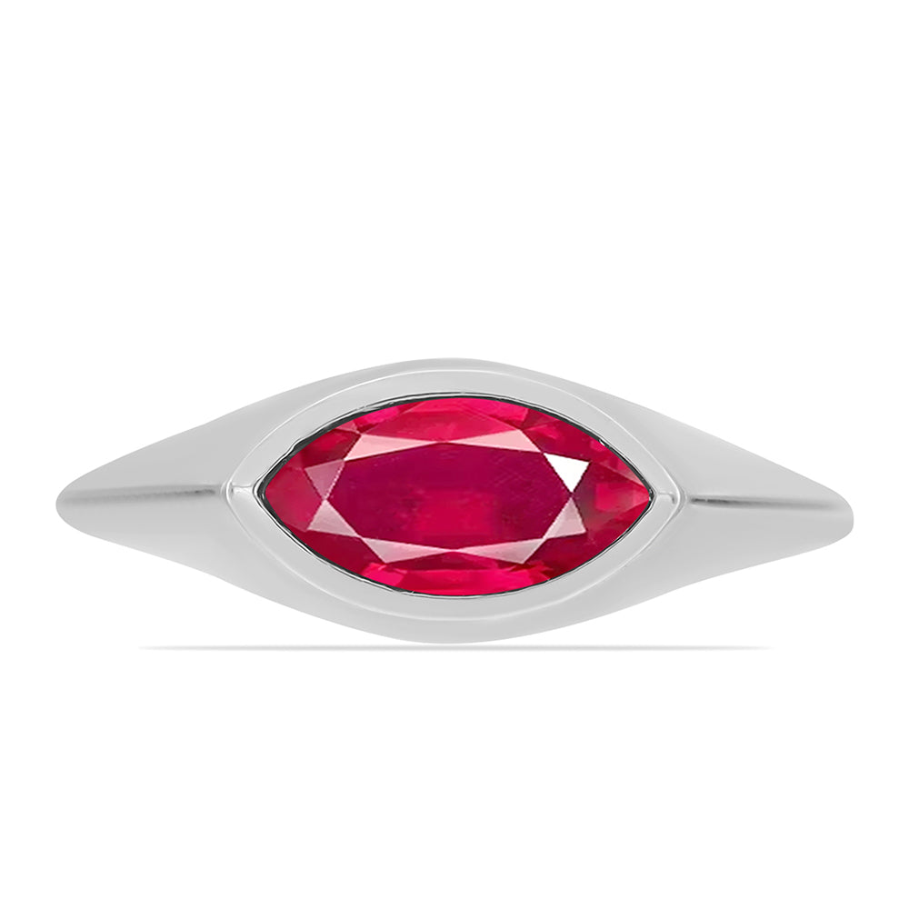 Anillo de Plata con Rubí de Madagascar 1 
