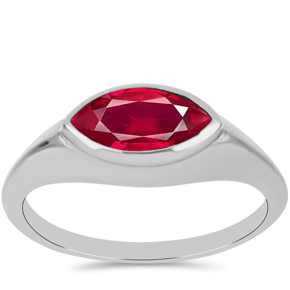 Anillo de Plata con Rubí de Madagascar 3 